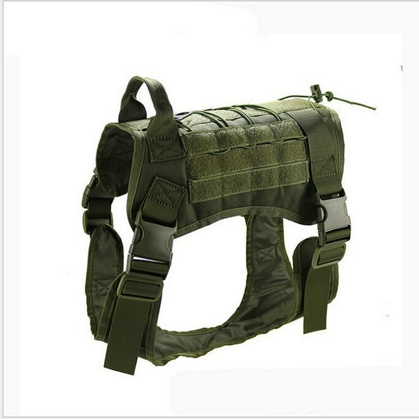 New Police K9 Tactical Training Dog Harness Military Adjustable