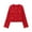 Red, variant on Women's Work office Blazer Button up Round Neck Pure Color Long Sleeve Jacket Suit Blazer Yellow S(S)