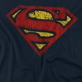 thumbnail image 2 of Superman 110240-XXL Superman Men Classic Logo Crackled Design T-Shirt - 2XL, 2 of 7