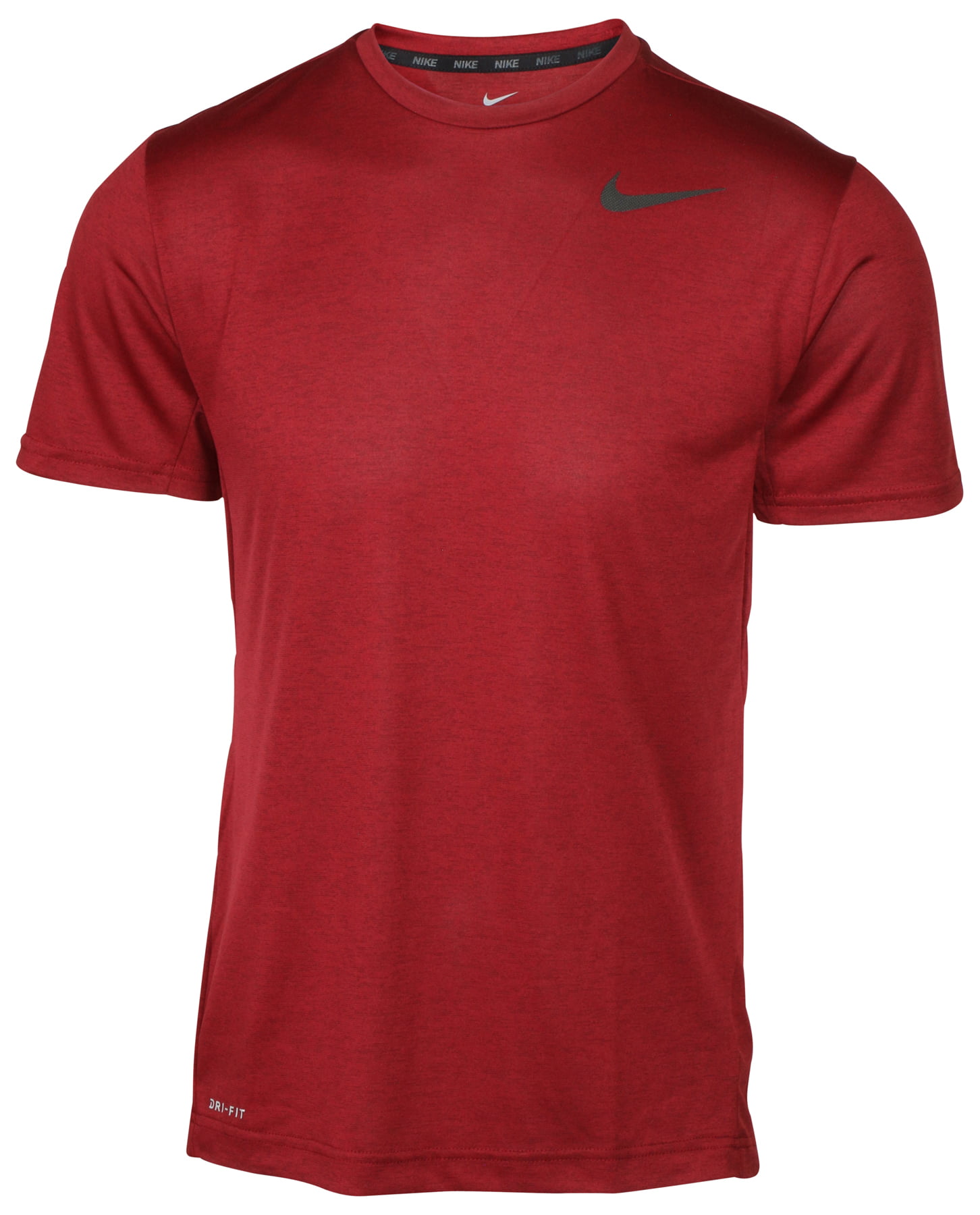Nike - Nike Men's Dri-Fit Short Sleeve Training Shirt-Team Red ...
