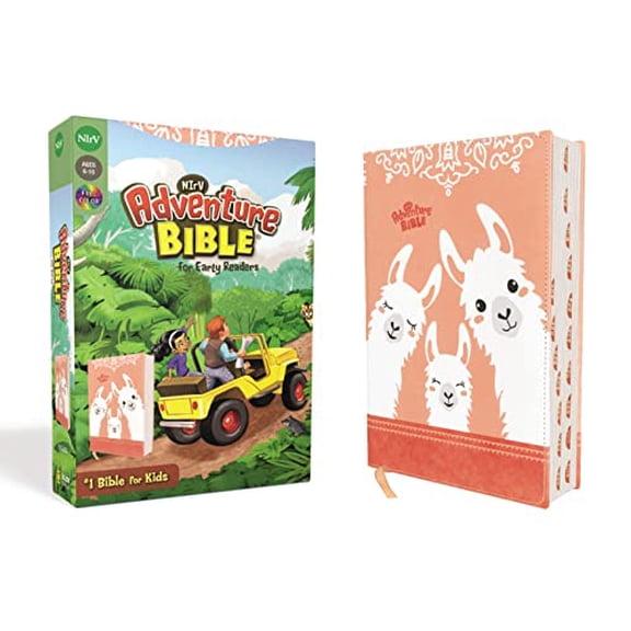 Pre-Owned NIrV, Adventure Bible for Early Readers, Leathersoft, Coral, Full Color, Thumb Indexed Tabs, 9780310461869, 0310461863, Paperback, Indexed,Thumbed edition