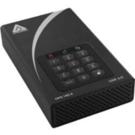 Apricorn 4 TB Aegis Padlock Deletion Tracking Secure USB 3.0 AES Hardware Encrypted Fips