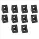 thumbnail image 2 of Conector de Soporte en Ángulo de 90 Grados para CNC e Impresora 3D, Ranura en V de Bricolaje, Esquina Negra para Perfil de Aluminio 2020, 20 Piezas, 2 of 5