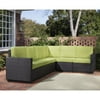 Riviera Six Seat L Shape Sectional-Finish:Green Apple