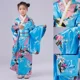 thumbnail image 2 of Niños Niñas Ropa Kimono Bata Japonesa Disfraz De Manga Larga, 2 of 7