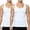 White/White, variant on Men's Compression Shirts 2 Pack Slimming Shapewear Tank Top Vest Tummy Control Undershirt for Men
