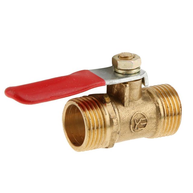 Thinsony Various Type Ball Valve Threaded Brass Valve Ball MM 16mm Red 1Set