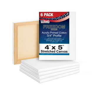 Two 11x14 Artist Canvases - Pre-Stretched Cotton Duck Double Acrylic Gesso