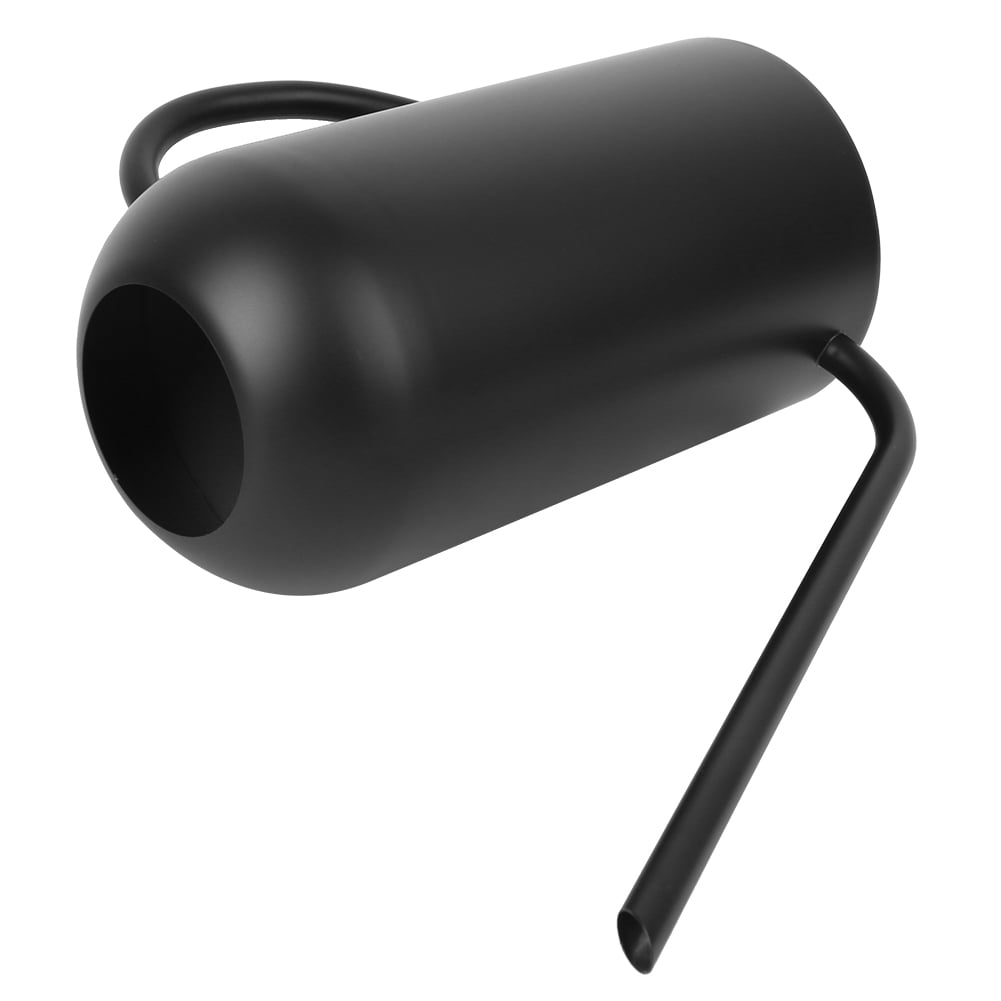 Nieyigj 1.5L Stainless Steel Watering Can with Long Spout (50.7 oz / 1.5 Liter) Rust-Proof Professional Flower Plants Irrigation Pot for Indoor Outdoor Garden Black