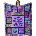 thumbnail image 1 of LHSHID Sister in Law Gifts Sister in Law Blanket Sister in Law Birthday Gifts Sister in Law Gifts for Women Sister in Law Mothers Day Wedding Gift Gifts for Sister in Law Throw Blanket 40"x50", 1 of 7