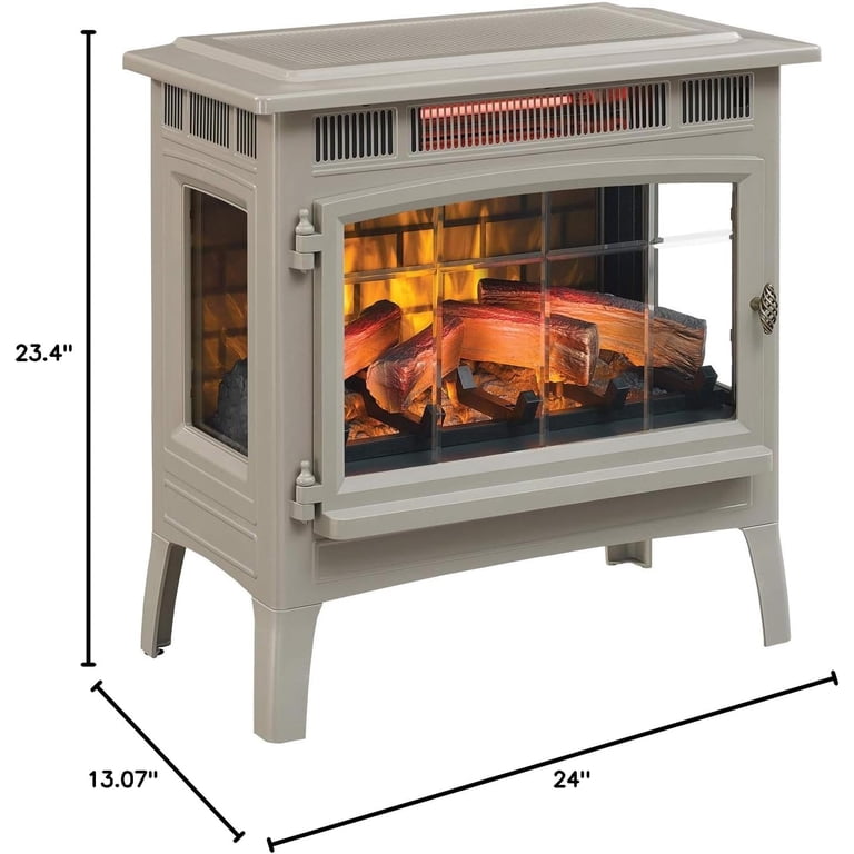 Duraflame 3D Infrared Electric Fireplace Stove, Portable Indoor