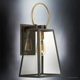thumbnail image 3 of Urban Ambiance Luxury Transitional Outdoor Wall Light, Size: 15-1/8"H x 6-1/2"W, with Farmhouse Style Elements, Olde Bronze Finish and Clear Shade, UHP1002, 3 of 7
