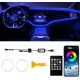 thumbnail image 3 of Tira de luces LED para interior de coche EL Wire, luces estroboscópicas de neón brillantes USB de 16.5 pies con borde de costura de 6 mm, kits de iluminación ambiental para decoraciones interiores de, 3 of 5