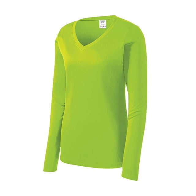 Gravity Threads T-Shirt à Manches Longues pour Femmes - Lime Shock - Très Petit
