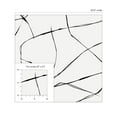 thumbnail image 2 of NextWall Ebony & Eggshell Inkwork Abstract Peel and Stick Wallpaper, 2 of 9