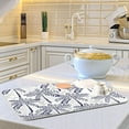 thumbnail image 6 of Palm Trees Dish Drying Mat for Kitchen Counter, Ultra Absorbent Reversible Microfiber Dishes Drying Rack Pad Heat-resistant Mats 18x24in, 6 of 7