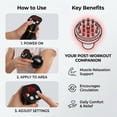 thumbnail image 2 of Cordless Electric Body Massager (Black) – Sculpting Tool with Heating Vibration, 35 Speeds, Handheld Skin Smoothing Device, 2 of 5