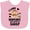 AD-Pink, variant on Inktastic Monkey I Love Hanging out with My Daddy Boys or Girls Baby Bib
