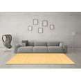 thumbnail image 3 of Ahgly Company Indoor Square Solid Brown Modern Area Rugs, 7' Square, 3 of 4