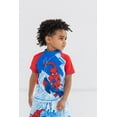 thumbnail image 5 of Marvel Spider-Man Toddler Boys Rash Guard and Swim Trunks Outfit Set Toddler, 5 of 5