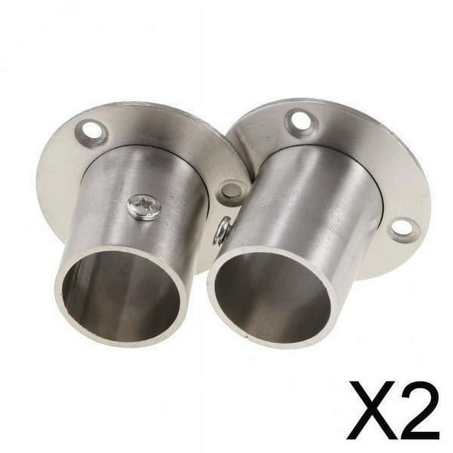 2x Riel de Ropa para , Tubo para Colgar, Armario, Armario, Soporte de Tubo, Soportes de Estante Y Soporte 2 piezas