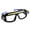 Blue, variant on LED Safety Glasses, Rechargeable LED Glasses with 5-Mode Light, USB Work Flashlight for Night Hiking Fishing