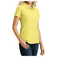 thumbnail image 5 of Mafoose Female Core Classic Women Pique Polo Lemon Drop Yellow Medium, 5 of 6