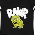 thumbnail image 4 of Inktastic Lil' Green Triceratops Rawr Boys or Girls Toddler T-Shirt, 4 of 5
