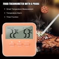 thumbnail image 3 of Mistaha High & Low Temperature Alarms Thermometer with Timer Indoor Thermometer with High and Low Alarm Digital Fridge Thermometer with Large LCD Display, 3 of 8