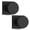Matte Black, variant on Mega Handles | Suana Privacy Door Knob | Satin Brass