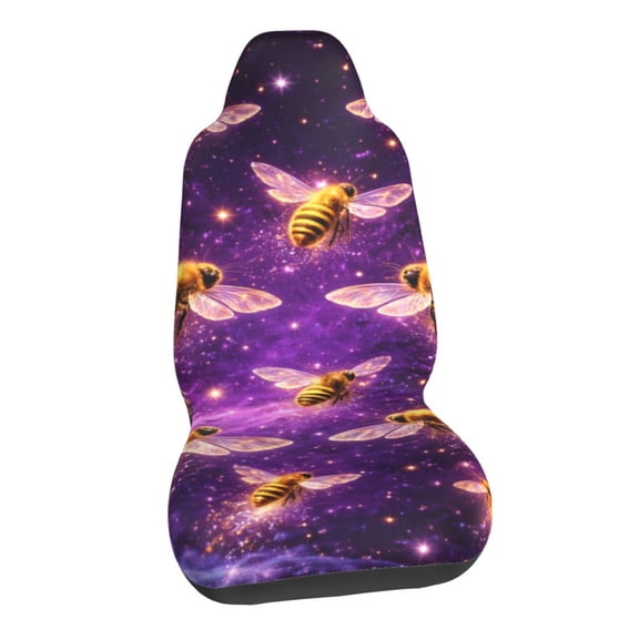 Galaxy Honey Bee Car Seat Covers Stretch Car Seat Protectors Universal Fit