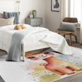 thumbnail image 4 of Alpaca Rugs for Bedroom - Washable Rugs Alpaca Rug & Home Decor, 2x3 Area Rug, Kids Girls Cute Rugs for Entryway, Non Slip Low Pile Small Indoor Door Mat, Cartoon Watercolor Animal Carpet, 4 of 7