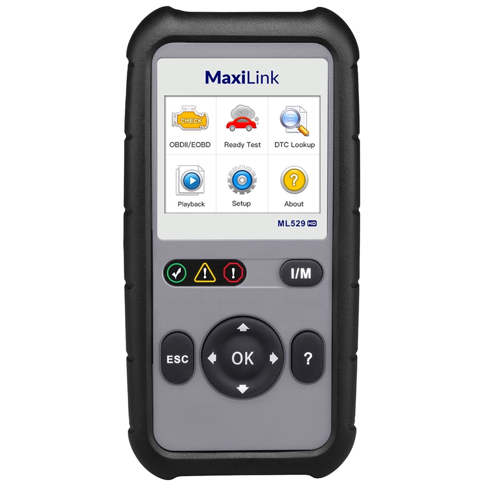 Autel MaxiLink ML529HD OBD2 Scan Tool Upgraded ML519 with Enhanced Mode 6//One-Key Ready Test for Heavy-Duty J1939 /& J1708 with AutoVIN//Internet Updatable//Print Data