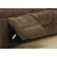 thumbnail image 2 of Brown Contemporary Living Room Reclining Sofa, 2 of 2