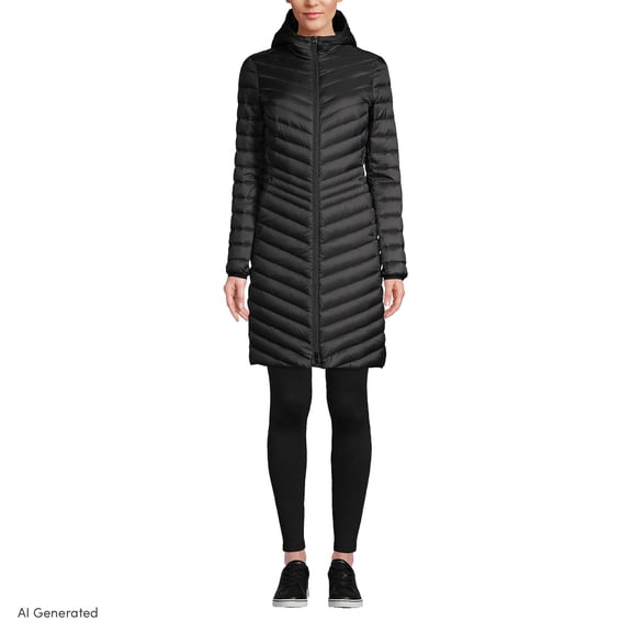 Lands' End Women's Petite Ultralight Packable Down Coat
