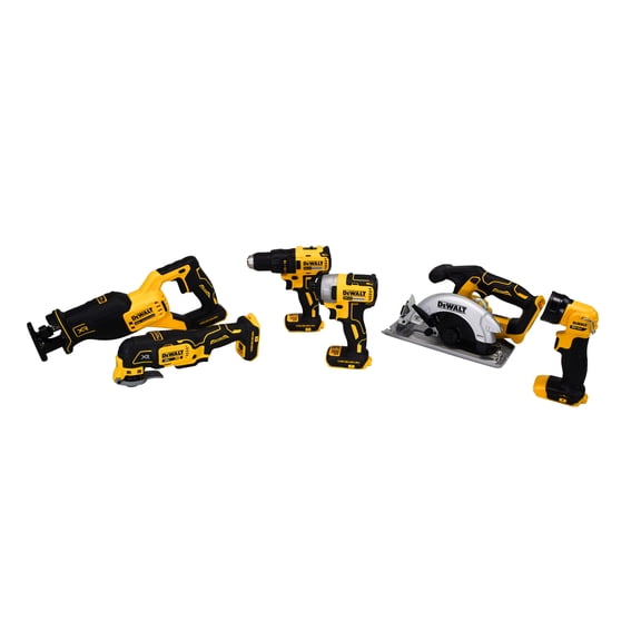DeWalt DCK675D2 20V Cordless 6 Tool Combo Kit w/ Batteries, Charger and Case
