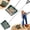 Dark green, variant on Chicken Poop Scooper & Rake 2-in-1, Chicken Coop Accessories with 13in Wider PP Head & Adjustable Stainless Steel Handle, 33''-69'' Pooper Scooper Sand Sifting Shovel Litter for Small Farm Animals