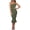 Army Green, variant on PRETTYGARDEN Women's Summer Midi Bodycon Dresses One Shoulder Strappy Tiered Ruffle Floral Boho Sun Dress
