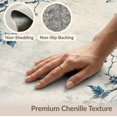 thumbnail image 6 of ODIKA 3'x5' Washable Area Rug Non-Slip, Flatweave, Easy Care Chinoiserie Vintage Lattice Distressed Retro Scroll Rig Dusty for Hallway, Laundry Room, 6 of 7