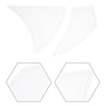 thumbnail image 1 of UPOUART 2Pcs Geometric Quilting Template Acrylic White for Sewing Patchwork Designs, 1 of 8