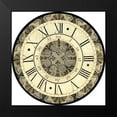 thumbnail image 2 of Vision Studio 15x15 Black Modern Framed Museum Art Print Titled - Small Vintage Motif Clock, 2 of 5