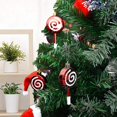 thumbnail image 4 of Adornos de Piruleta de Navidad YONGSHENG 6 Piezas A Prueba de Roturas Brillantes Rojo, 4 of 5