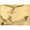 thumbnail image 2 of Vintage Maps 14x11 Black Ornate Wood Framed with Double Matting Museum Art Print Titled - Fortifications Spikendevil Hill or Spuyten Duyvil Hill New York 1778, 2 of 4