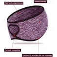 thumbnail image 2 of 3 Pieces Ponytail Headband Earband Winter Headband Ear Warmer Headband for Women Girls Outdoor Sports and Fitness, 2 of 10