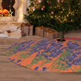 thumbnail image 6 of Yiaed Lavender Flowers Print Christmas Tree Skirt , Tree SkirtsTree Mat for Christmas Winter Holiday Indoor Decorations-30", 6 of 7