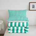 thumbnail image 5 of Erosebridal Boho Geometric Lines Twin Comforter Sets,Modern Striped Bedding Set,Colorful Stars Reversible,2 Pieces,1 Comforter and 1 Pillowcase, 5 of 7