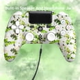 thumbnail image 2 of Wireless Controller Compatible with P4/P4 Slim/P4 Pro/Windows PC, Green, 2 of 7