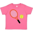 thumbnail image 3 of Inktastic Tennis Racket and Ball Boys or Girls Toddler T-Shirt, 3 of 5
