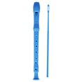 thumbnail image 1 of Flauta dulce soprano ABS Soprano Descant Flauta dulce Clarinete 8 agujeros Estilo alemán Llave G con tabla de digitación Palo de limpieza para niños principiantes Abody Flauta dulce soprano, 1 of 6