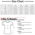 thumbnail image 3 of Moda para adultos, manga corta, cuello redondo, estampado, blusa informal, camiseta, tops, camisa Pompotops  hkajfhjk457029, 3 of 7